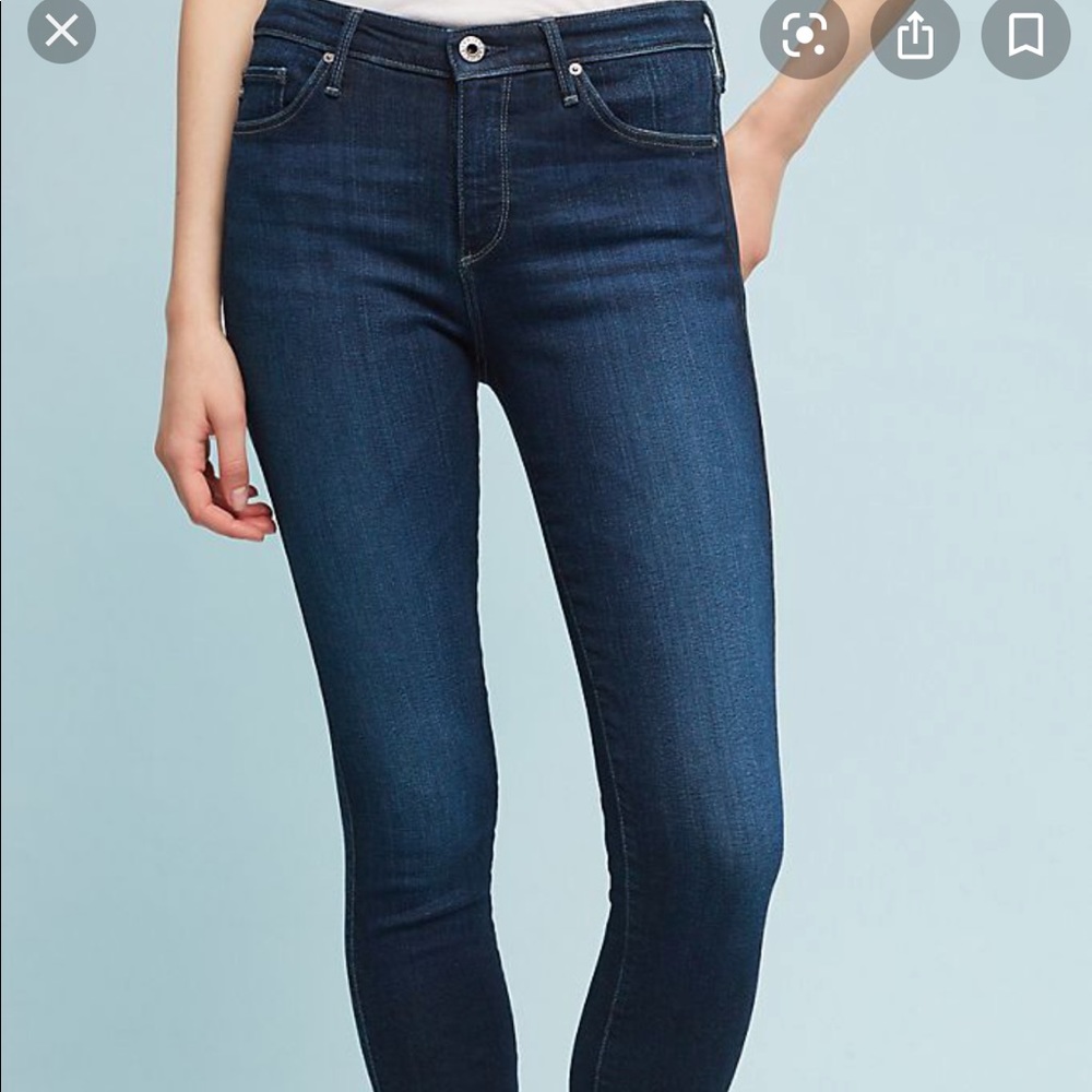 AG the abbey super skinny jeans mid-rise size 27